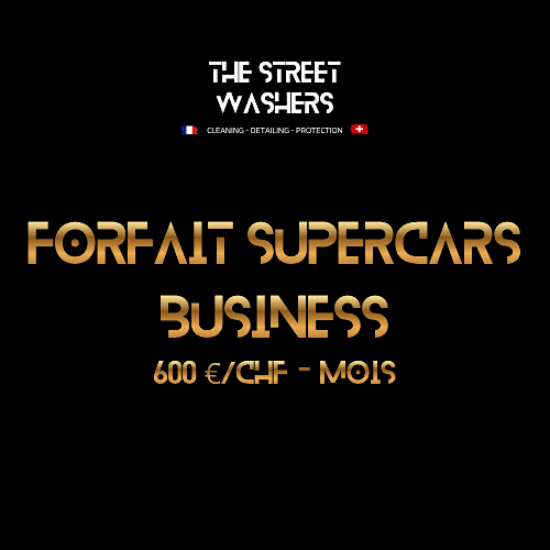 Forfait Supercar / Business - The Street Washers
