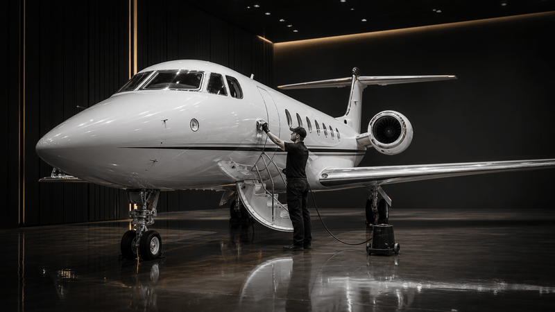 Nettoyage d’un jet privé : méthodes, précautions et tarifs - The Street Washers