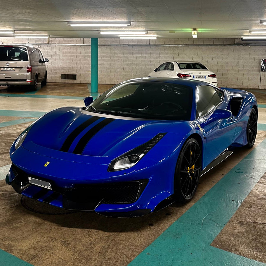 Nettoyage intérieur Ferrari 488 Pista