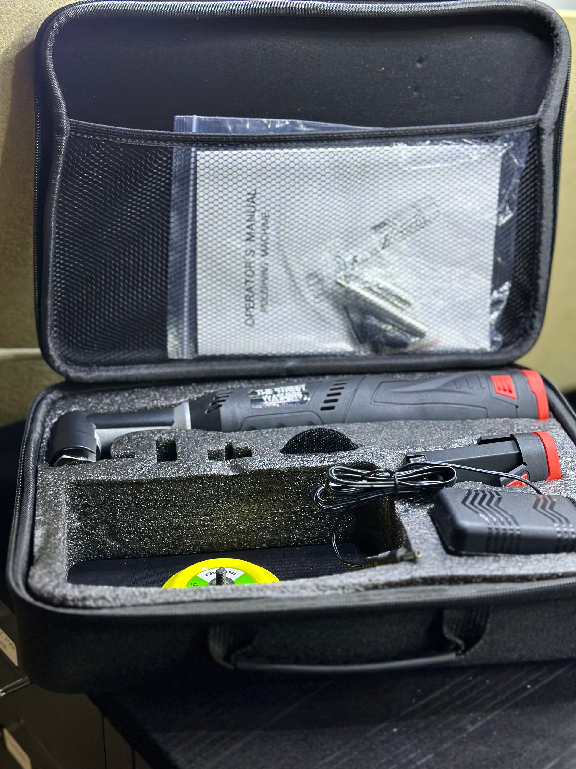 Mini-polisseuse sans fil 12V orbitale & rotative sans accessoire