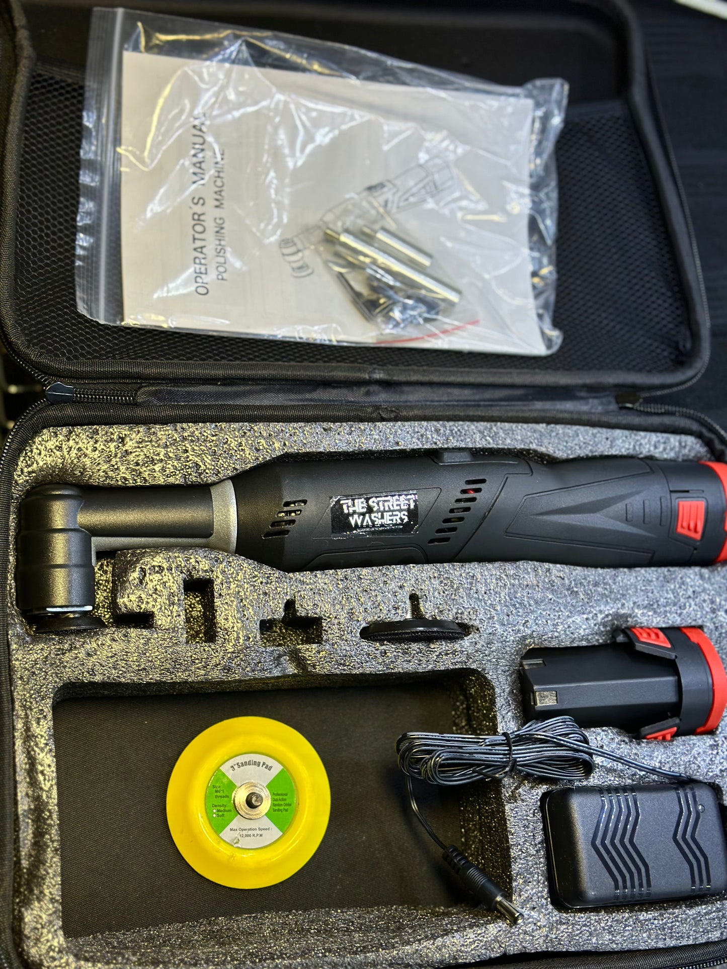 Mini-polisseuse sans fil 12V orbitale & rotative sans accessoire