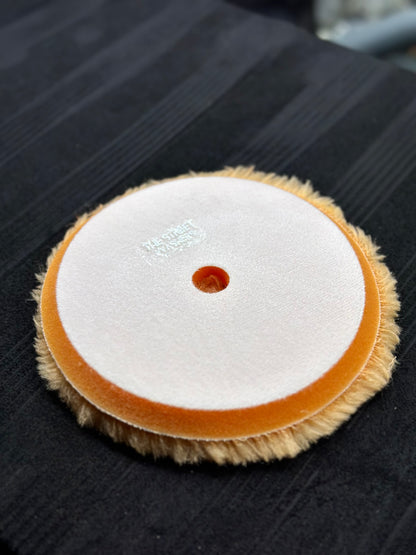 Pads de polisseuse en laine de mouton 150mm
