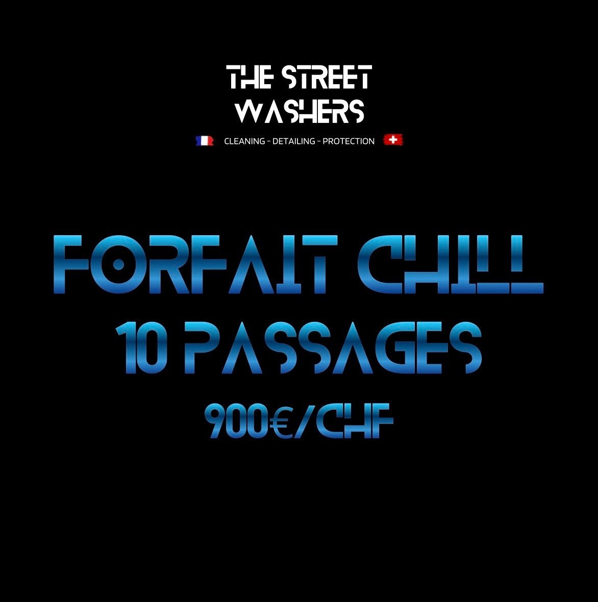 Forfait Chill 10 passages - The Street Washers