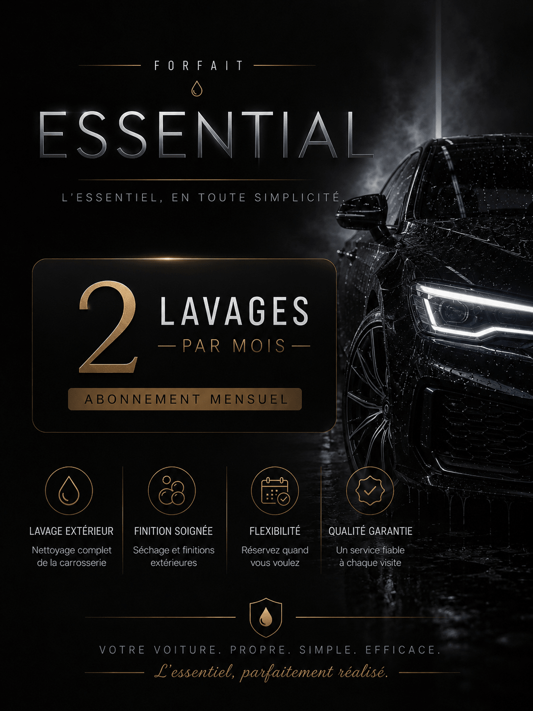 Forfait Essential 2 passages - The Street Washers